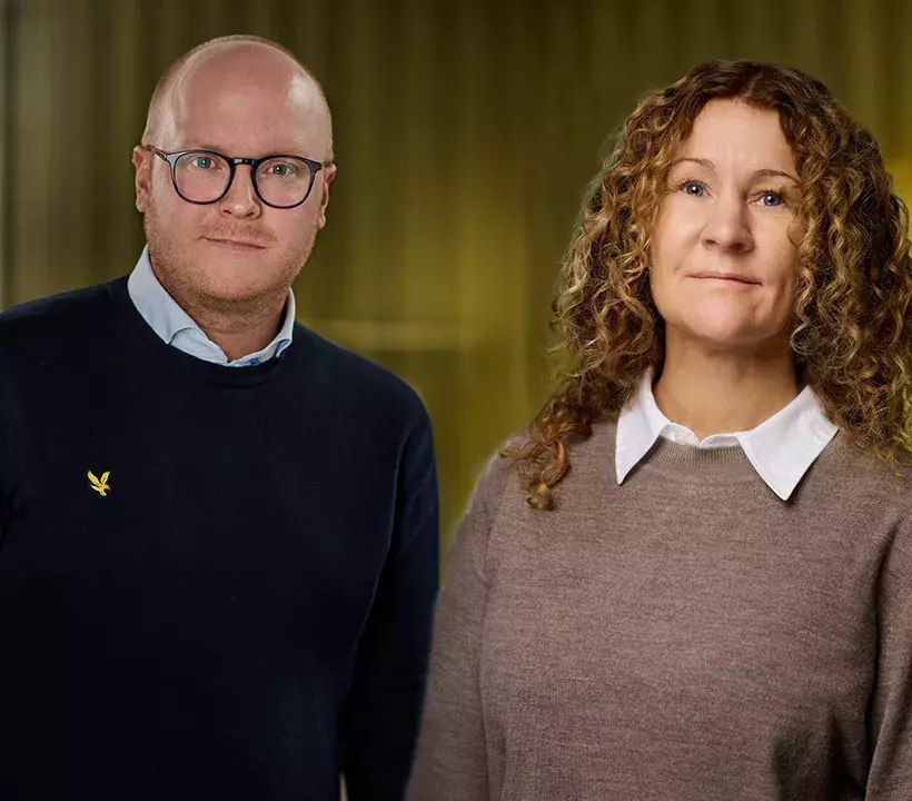 Martin Lönnmar och Pernilla Svensson
