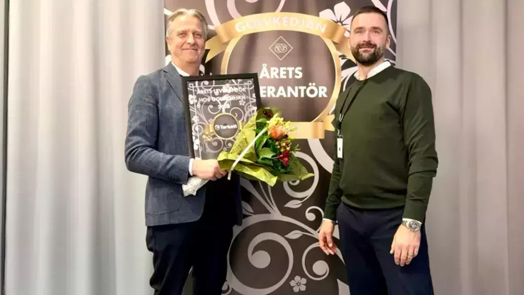 Årets leverantör hos Golvkedjan 2025 är Tarkett