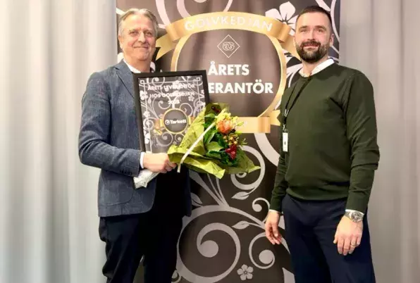 Årets leverantör hos Golvkedjan 2025 är Tarkett